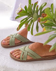 Naisten sandaalit Green Leaves Sandaalit Shangies