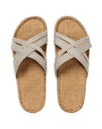 Naisten sandaalit White Stripes Sandaalit Shangies