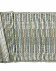 Taito laudeliina 46x150cm Laudeliinat Lapuan Kankurit pellava-vihreä-harmaa
