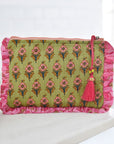 Toilettilaukku - Green Quilted Laukut Powell Craft