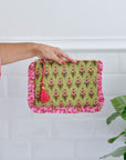 Toilettilaukku - Green Quilted Laukut Powell Craft