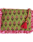 Toilettilaukku - Green Quilted Laukut Powell Craft