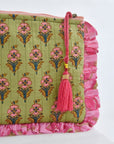 Toilettilaukku - Green Quilted Laukut Powell Craft