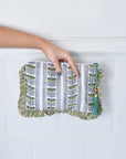 Toilettilaukku - Mint & Mustard Floral & Green Succulent Laukut Powell Craft