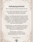 Tuotekortti - Jalkakylpytabletit - 6 kpl Mainosmateriaalit Kaurilan Sauna