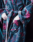 Velvet Grey Fruit Bird naisten kimono aamutakki Puuvillavaatteet Powell Craft