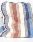 Kotimainen raitapyyhe / laudeliina 160 x 60 cm USEITA VÄREJÄ Towel Kaurilan Sauna Punainen