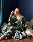 Pagoda naisten kimono aamutakki Puuvillavaatteet Powell Craft