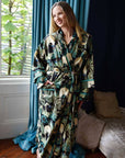 Pagoda naisten kimono aamutakki Puuvillavaatteet Powell Craft