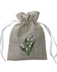 Pellavainen tuoksupussi kielokuvioinnilla - Laventelin tuoksu Accessories Powell Craft