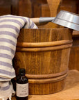 Puukiulu tervattu 7 litraa Wooden pails E.Strauss