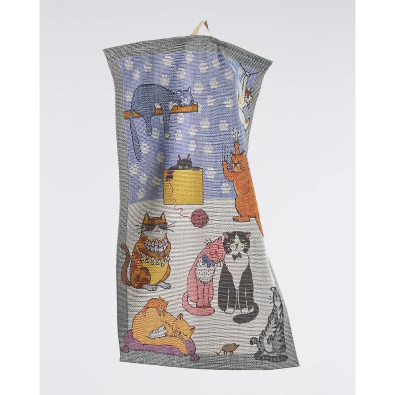 CATS FUN puuvillapyyhe 35 x 50cm Pyyhkeet Ekelunds 