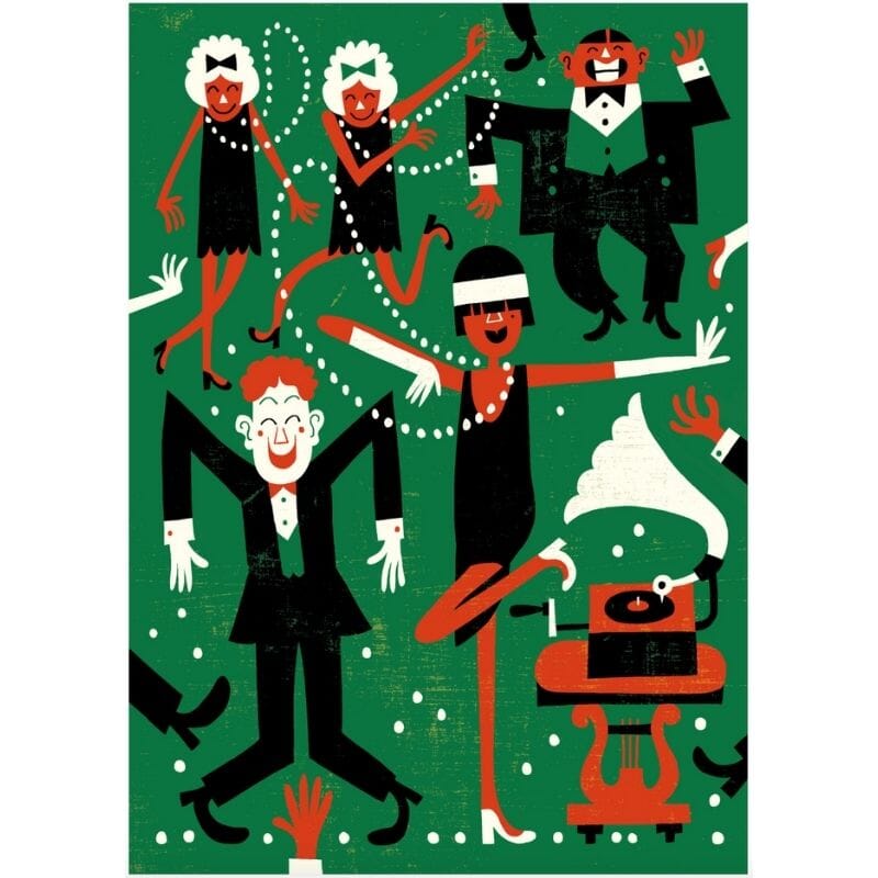 Charleston postikortti Postikortit Kehvola Design 