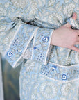 Corn Flower naisten kimono aamutakki Puuvillavaatteet Powell Craft 