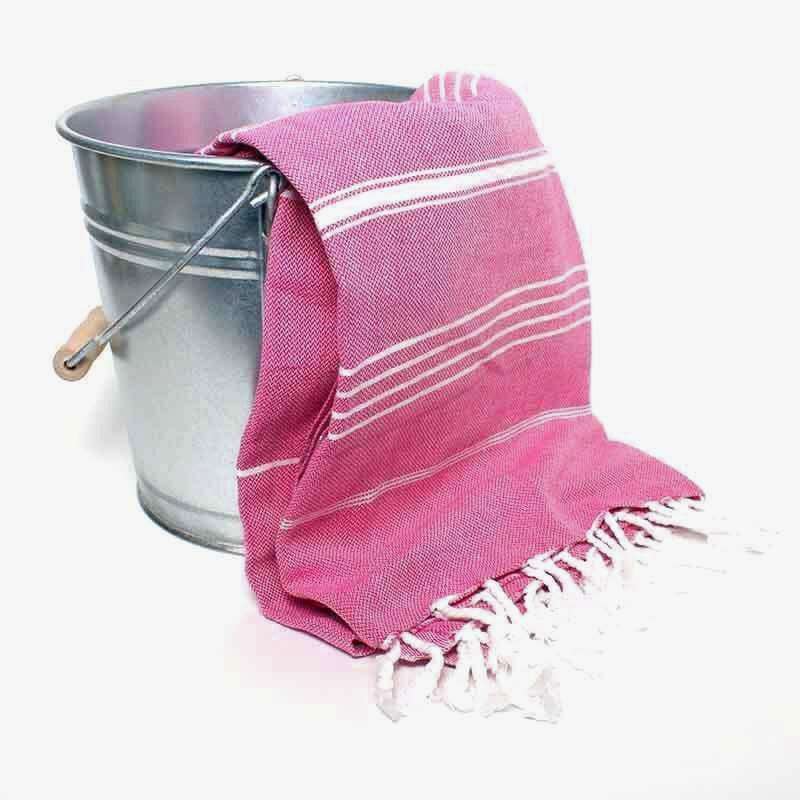 Elsan Hamam-pyyheliina 175 x 90 cm Useita värejä Pyyhkeet Saunatonttu Fuksia 