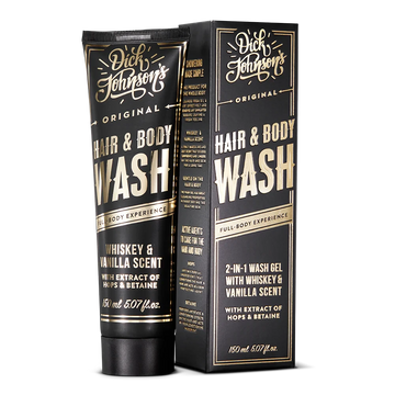 Hair & Body Wash 150 ml - Whiskey Vanilla Shampoo Dick Johnson 