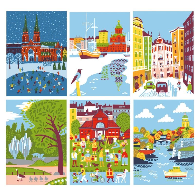 Helsinki 2027 vuosikalenteri Kalenterit Kehvola Design 