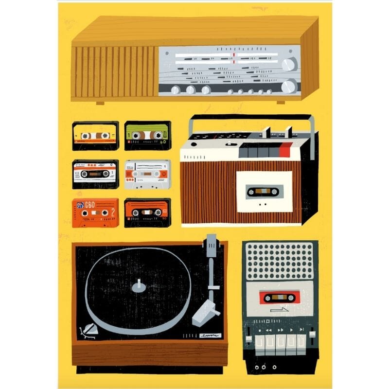 Hi-Fi postikortti Postikortit Kehvola Design 