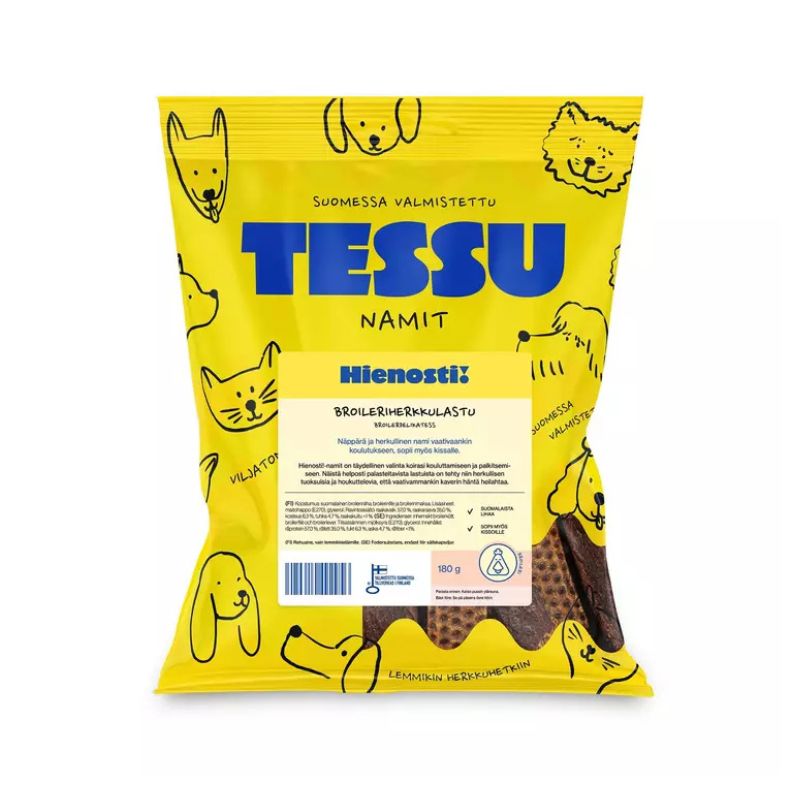 Hienosti! Broileriherkkulastu 180g Lemmikkituotteet Tessu 