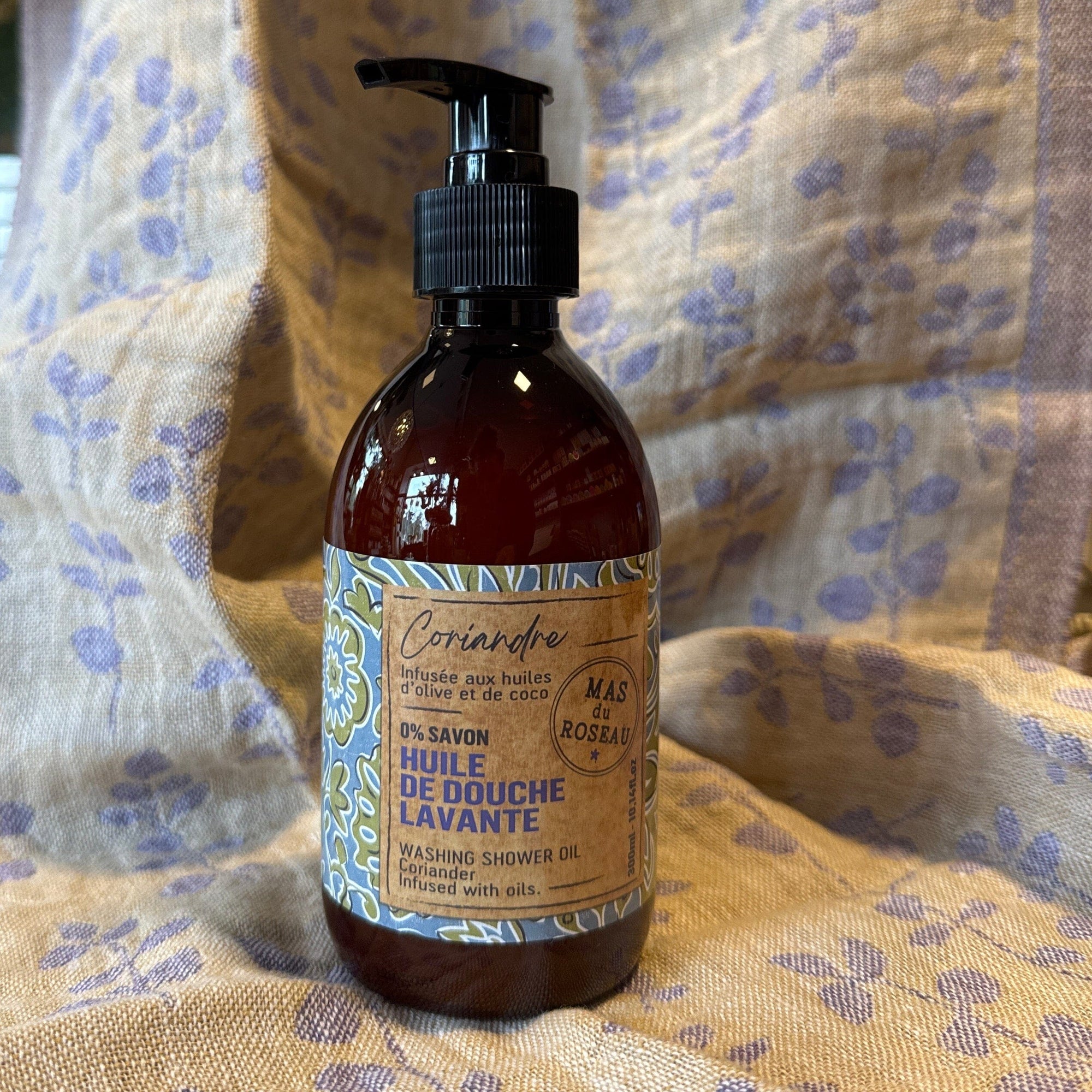 Hoitava Korianteri Suihkuöljy 300ml Ihonhoito Mas Du Roseau 