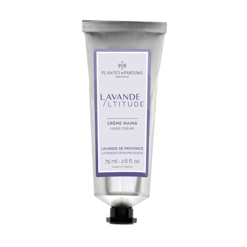 Plantes & Parfums Provencen Laventeli-käsivoide 75 ml klassisessa metallisessa tuubissa.