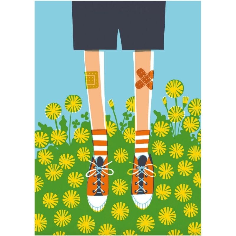 Kesäpolvet postikortti Postikortit Kehvola Design 