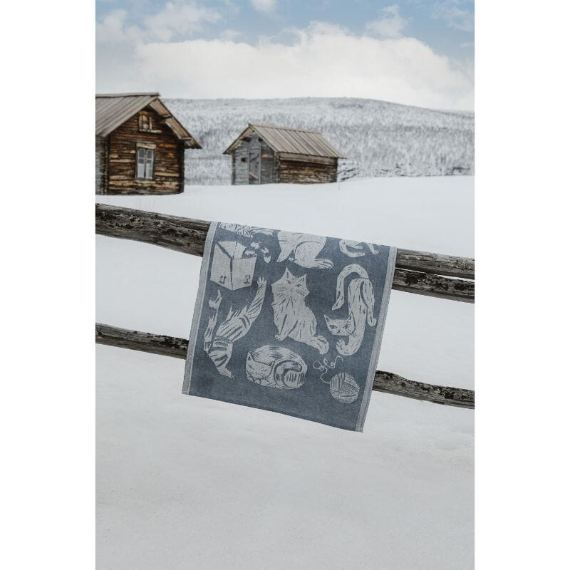 Kissanpäivät pikku-pyyhe 46 x 70 cm Pyyhkeet Lapuan Kankurit 