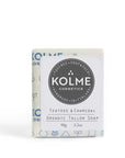 Luomu Talisaippua Teepuuöljy+Aktiivihiili 90g Saippuat Kolmecosmetics 