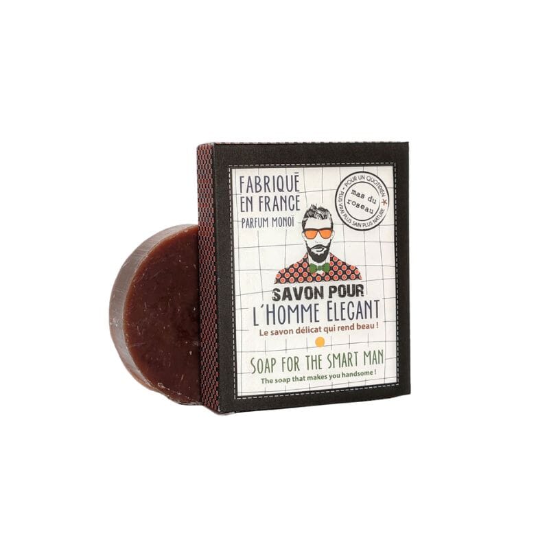 Miehekkäät palasaippuat 80g Saippuat Mas Du Roseau L'Homme Elegant 