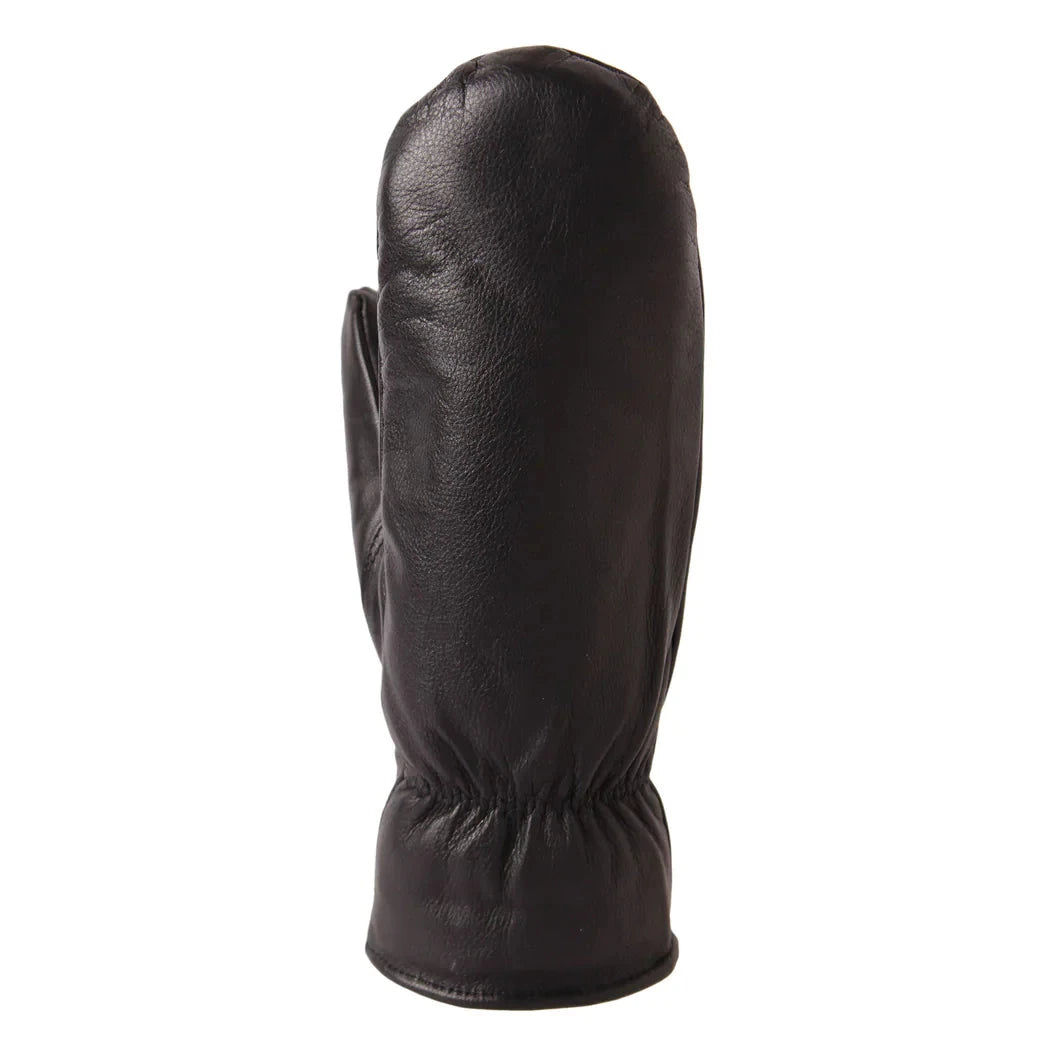 Mustat Paccas Naisten nahkakintaat merinovillavuorella.