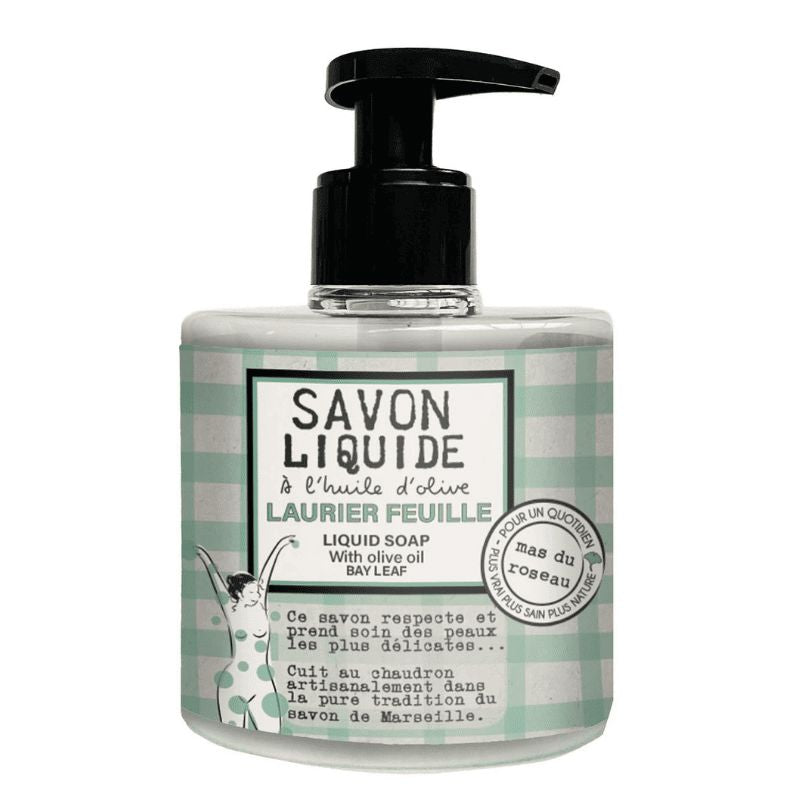 Nestemäinen Marseillesaippua Laurier 99% Luomu! Saippuat Mas Du Roseau 300ml 