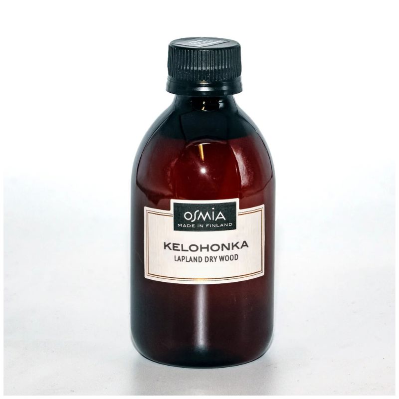 Osmian Kelohonka-huonetuoksun 250ml kierrekorkillinen täyttöpullo.