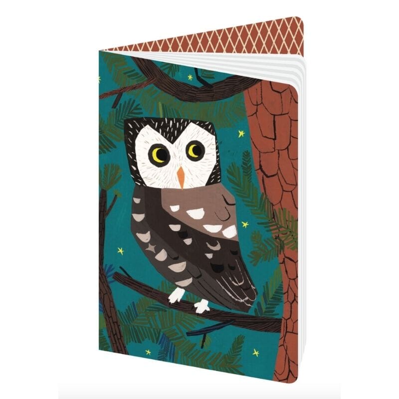 Pieni muistivihko Helmipöllö A6 Vihkot Kehvola Design 