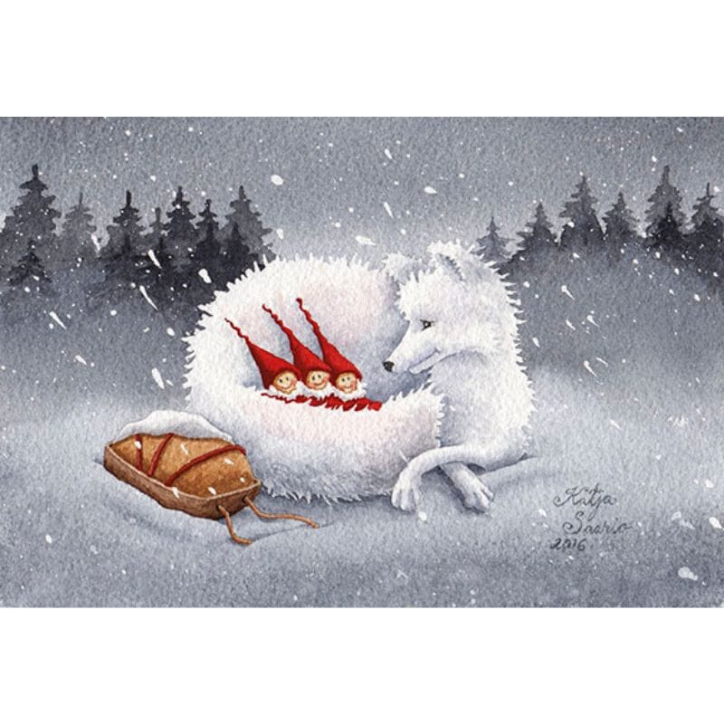 Postikortti - Naali ja tontut Postikortit Katja Saario 