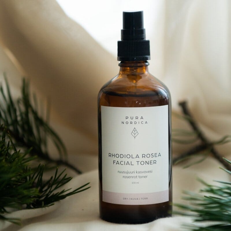 Ruusujuuri kasvovesi 100ml Ihonhoitotuotteet PURA NORDICA 
