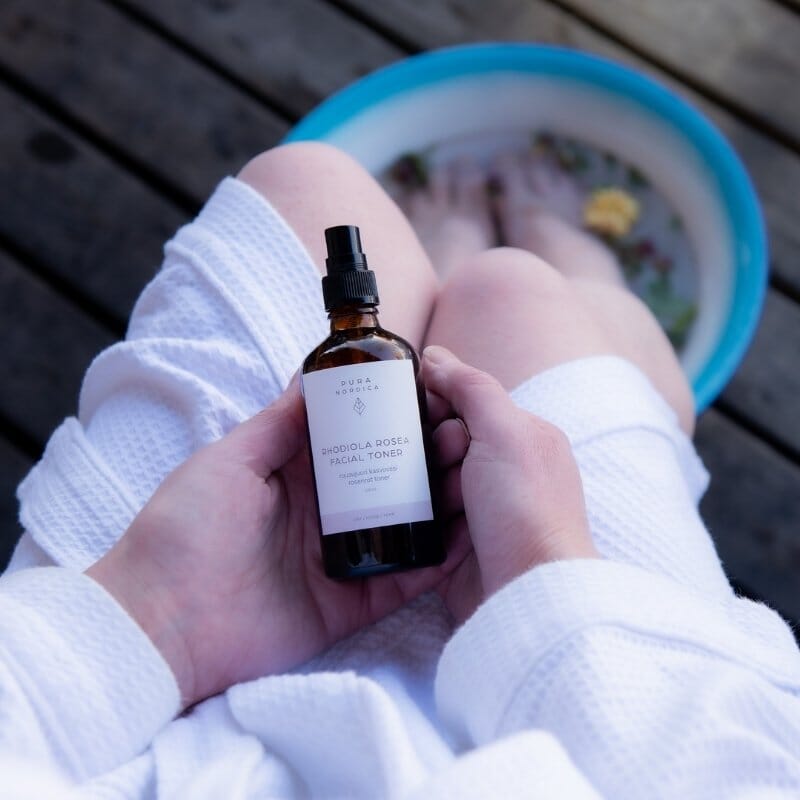 Ruusujuuri kasvovesi 100ml Ihonhoitotuotteet PURA NORDICA 