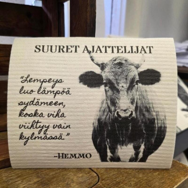 Suuret Ajattelijat Tiskirätti - Hemmo Siivoustuotteet Tiluksilla 