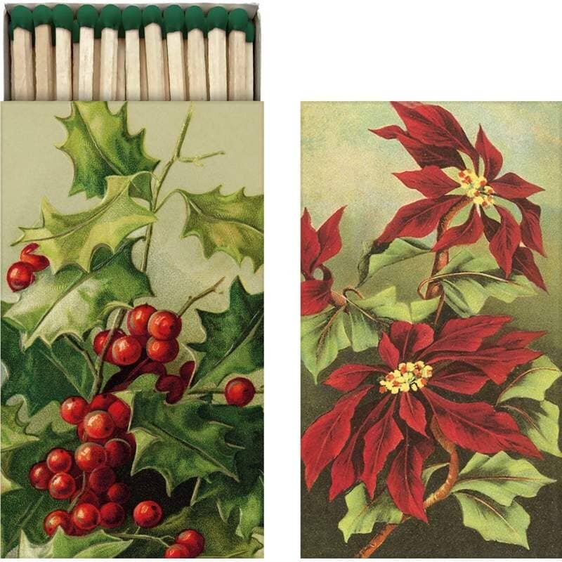 Tulitikkurasia - Useita kuoseja Sytyttimet Sköna Ting Joulun kukkia 