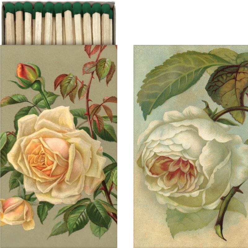 Tulitikkurasia - Useita kuoseja Sytyttimet Sköna Ting Ruusut 