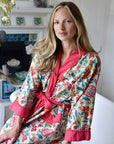 Floral Garden naisten kimono aamutakki Puuvillavaatteet Powell Craft 