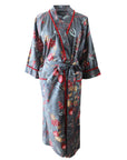 Grey Fruit naisten kimono aamutakki Puuvillavaatteet Powell Craft 