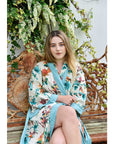 Hummingbird naisten kimono aamutakki Puuvillavaatteet Powell Craft 