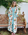Hummingbird naisten kimono aamutakki Puuvillavaatteet Powell Craft 