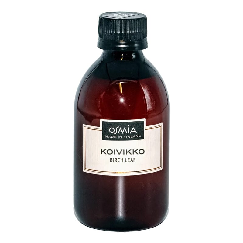 Osmia Koivikko Huonetuoksu täyttöpakkaus 250 ml kierrekorkillisessa lasipullossa.