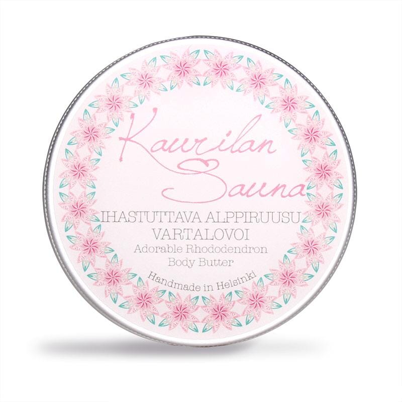 Ihastuttava Alppiruusu Vartalovoi 125 g- OUTLET Ihonhoitotuotteet Kaurilan Sauna 
