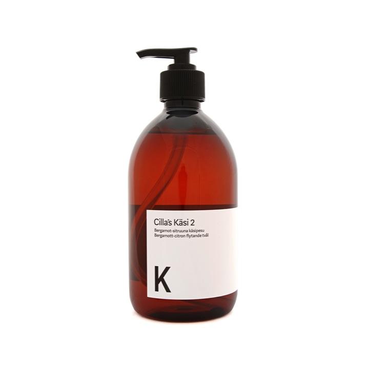 Käsi 2, bergamot-sitruuna 500 ml washing Cilla´s 