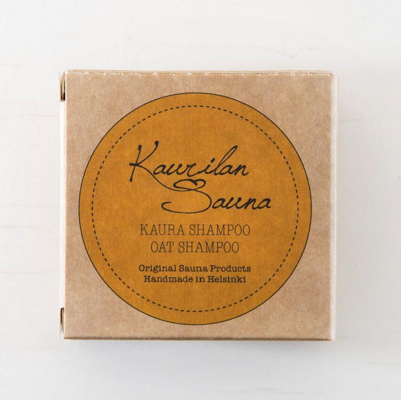 Kaura palashampoo 90 g - OUTLET Shampoo Kaurilan Sauna ekologinen pahvipakkaus 