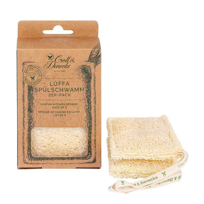 Luffa keittiön pesusienet 2 kpl Brush Croll &amp; Denecke 