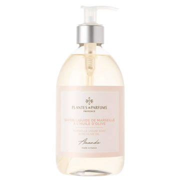 Nestemäinen Marseillesaippua Amande 500 ml Saippuat Plantes&Parfums Provence 