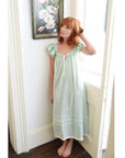 Pale Green yöpaita Puuvillavaatteet Powell Craft 